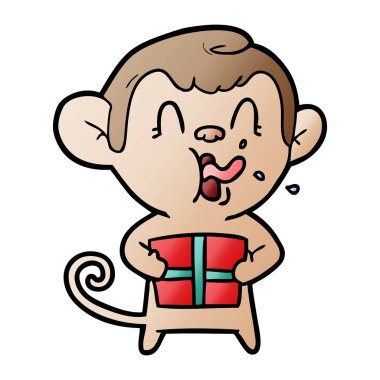 Noel hediyesi maymunla deli çizgi film