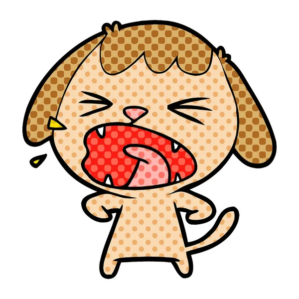 Çizgi film köpeğinin vektör çizimi