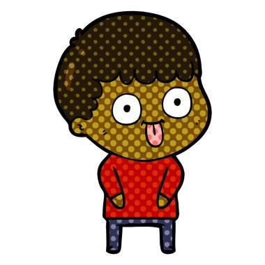 çizgi film çocuk vektör çizim