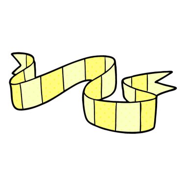 vektör çizim karikatür dekoratif kaydırma