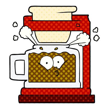 Buharlı sıcak kahve kabı