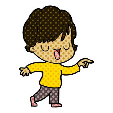 yüksek sesle konuşuyor karikatür kadın