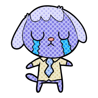 Çizgi film köpeğinin vektör çizimi