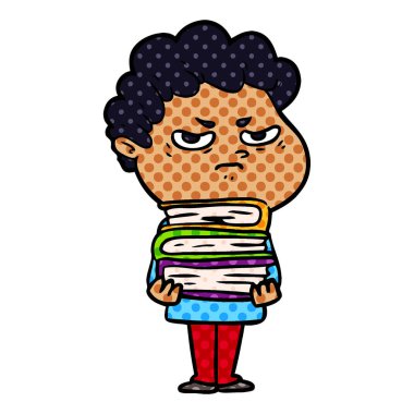 vektör çizim karikatür kızgın adam