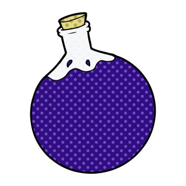 vektör çizim karikatür iksir