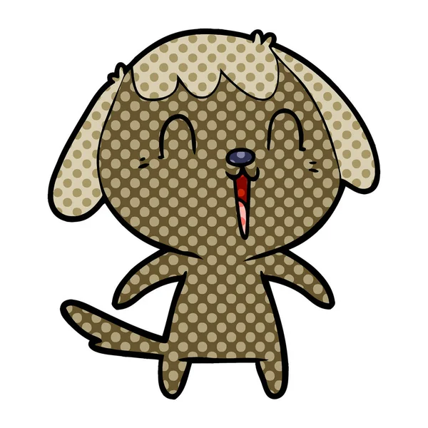 Векторна Ілюстрація Милого Мультяшного Собаки — стоковий вектор