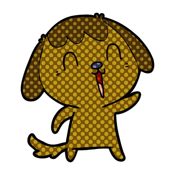 Векторна Ілюстрація Милого Мультяшного Собаки — стоковий вектор