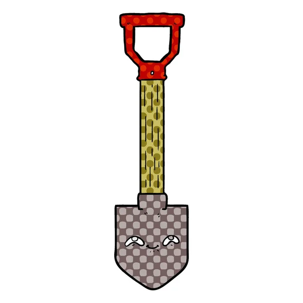 Vectorillustratie Van Cartoon Shovel — Stockvector