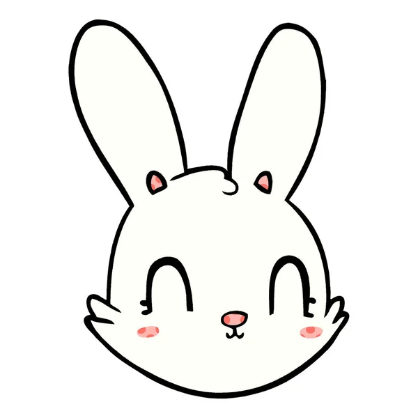 Vector Illustration Cartoon Bunny — Stock Vector