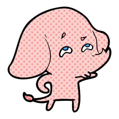 çizgi film fil hatırlamak vektör çizim