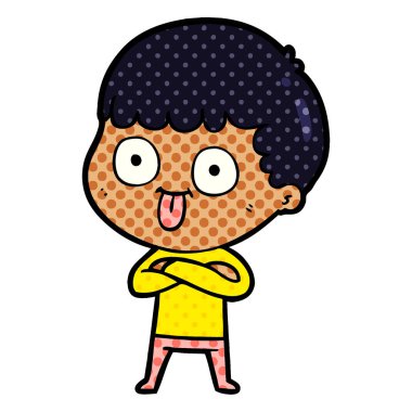  vektör çizim karikatür adam bakıyor