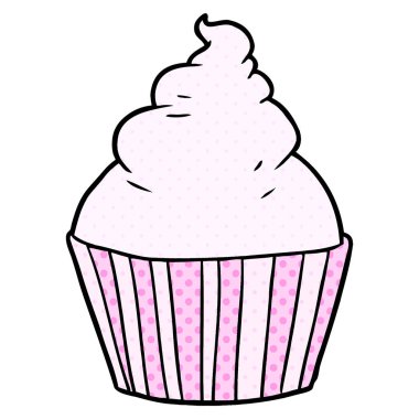 vektör çizim karikatür kek