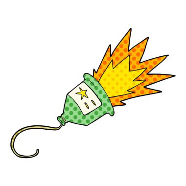 parti popper karikatür vektör çizim