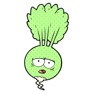 vektör çizim karikatür bitkisel