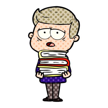 vektör çizim karikatür adam