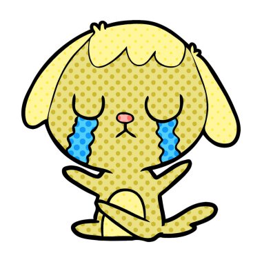 Çizgi film köpeğinin vektör çizimi