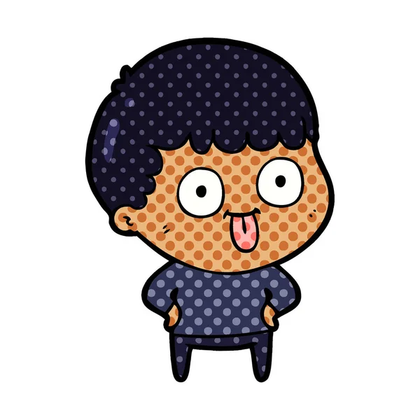 漫画の子供のベクトル イラスト — ストックベクタ