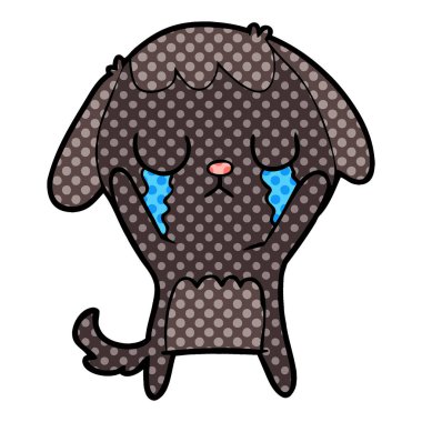 Çizgi film köpeğinin vektör çizimi