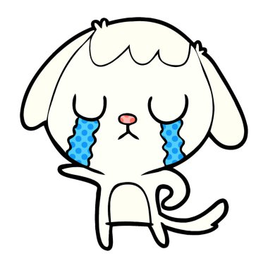 Çizgi film köpeğinin vektör çizimi