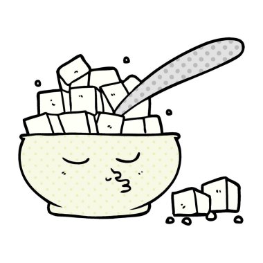 vektör çizim karikatür şekerlik