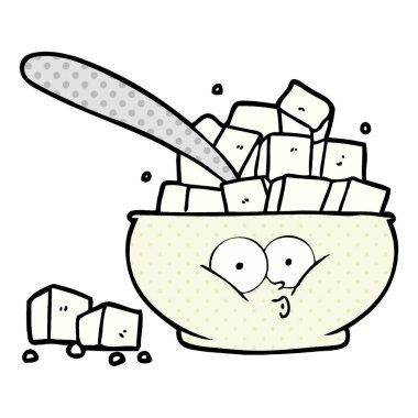 vektör çizim karikatür şekerlik