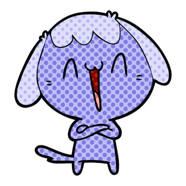 Çizgi film köpeğinin vektör çizimi