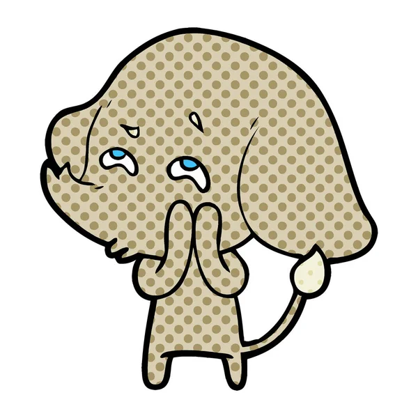 çizgi film fil hatırlamak vektör çizim