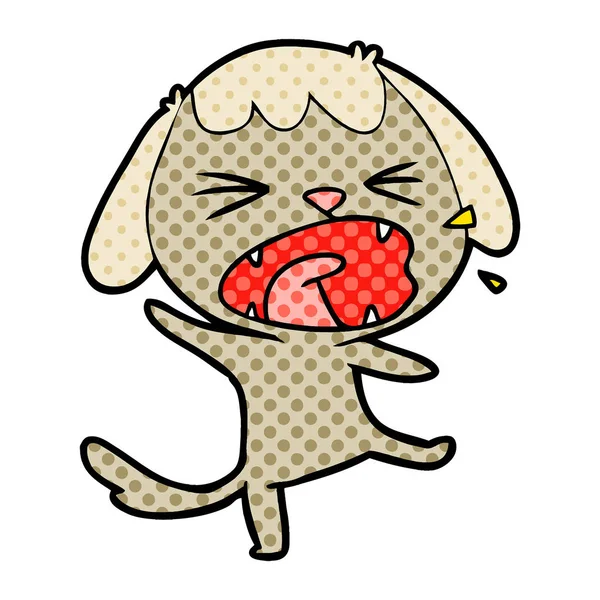 Çizgi film köpeğinin vektör çizimi