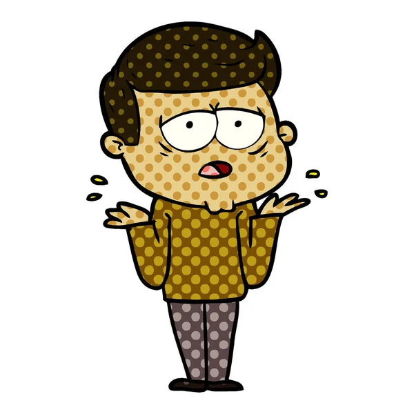 vektör çizim karikatür adam