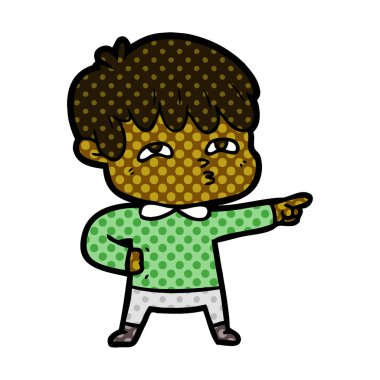 vektör çizim karikatür adam