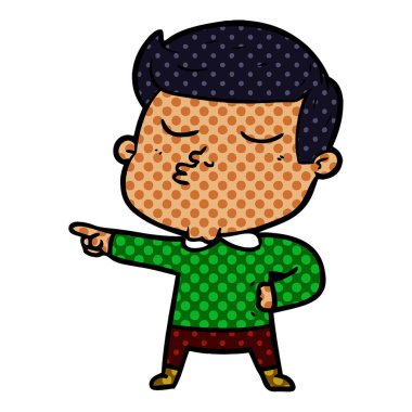 surat asmayı karikatür modeli adam