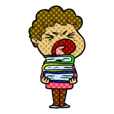 vektör çizim karikatür adam