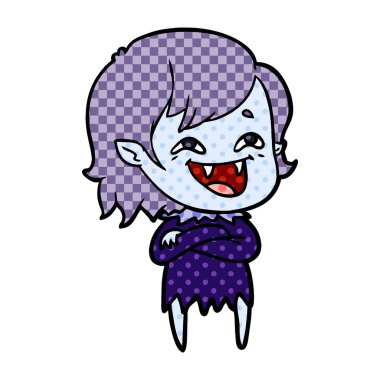 gülen vampir kız çizgi film