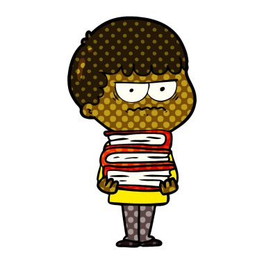 vektör çizim karikatür dostum rahatsız