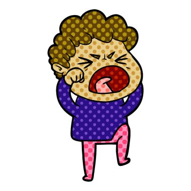 vektör çizim karikatür adam