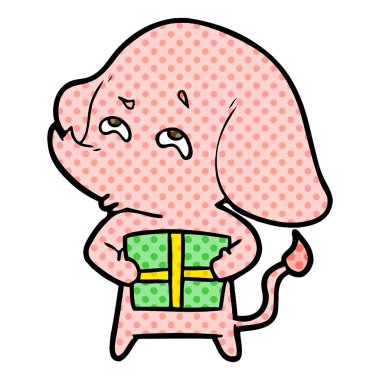 hediye hatırlama ile çizgi film fil