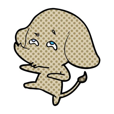 çizgi film fil hatırlamak vektör çizim