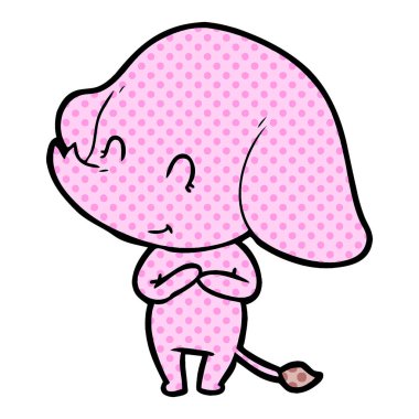 Çizgi film karakterinin vektör çizimi