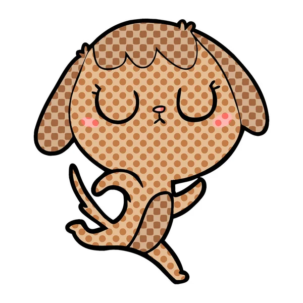 Çizgi film köpeğinin vektör çizimi