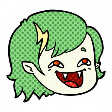 Çizgi filmdeki vampir kız suratı