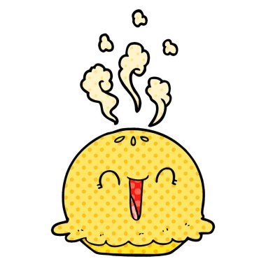 vektör çizim karikatür pasta