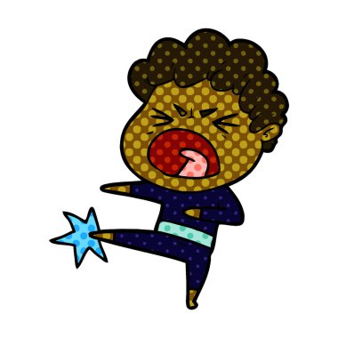 vektör çizim karikatür adam