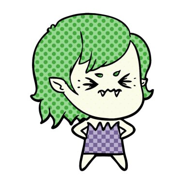 rahatsız çizgi film vampir kız