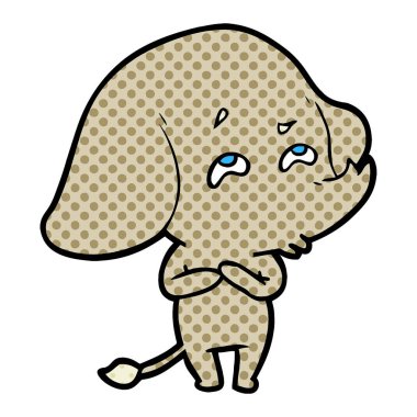 çizgi film fil hatırlamak vektör çizim