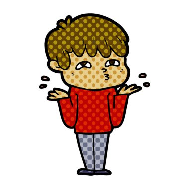 vektör çizim karikatür adam