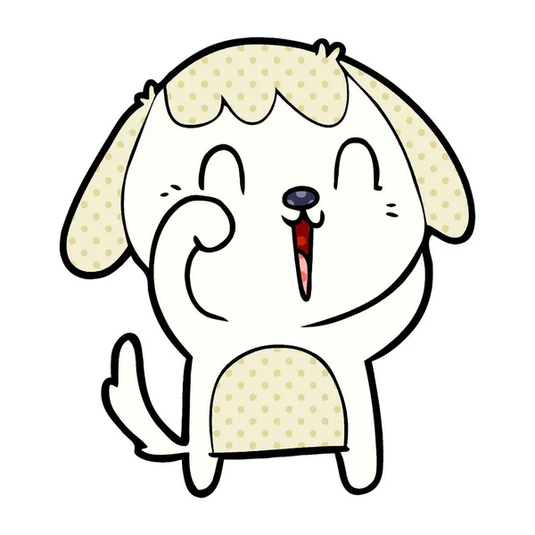 かわいい犬のベクトルイラスト — ストックベクタ