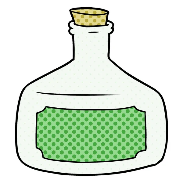 Векторна Ілюстрація Мультяшної Пляшки — стоковий вектор
