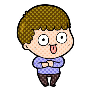 çizgi film çocuk vektör çizim