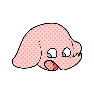 şok çizgi film fil yüz