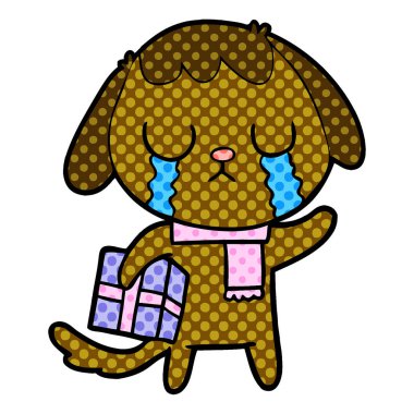 Çizgi film köpeğinin vektör çizimi